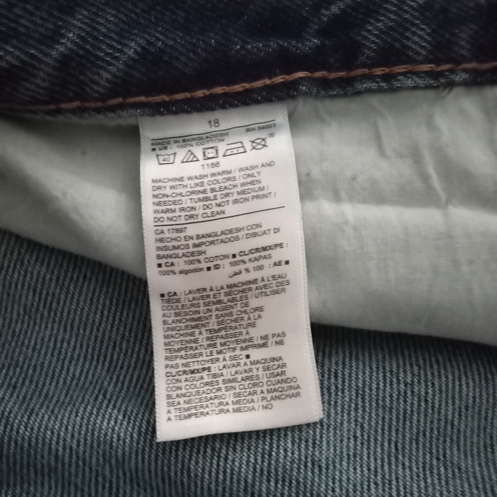 Old navy High Rise slouchy straight secret -slim pockets